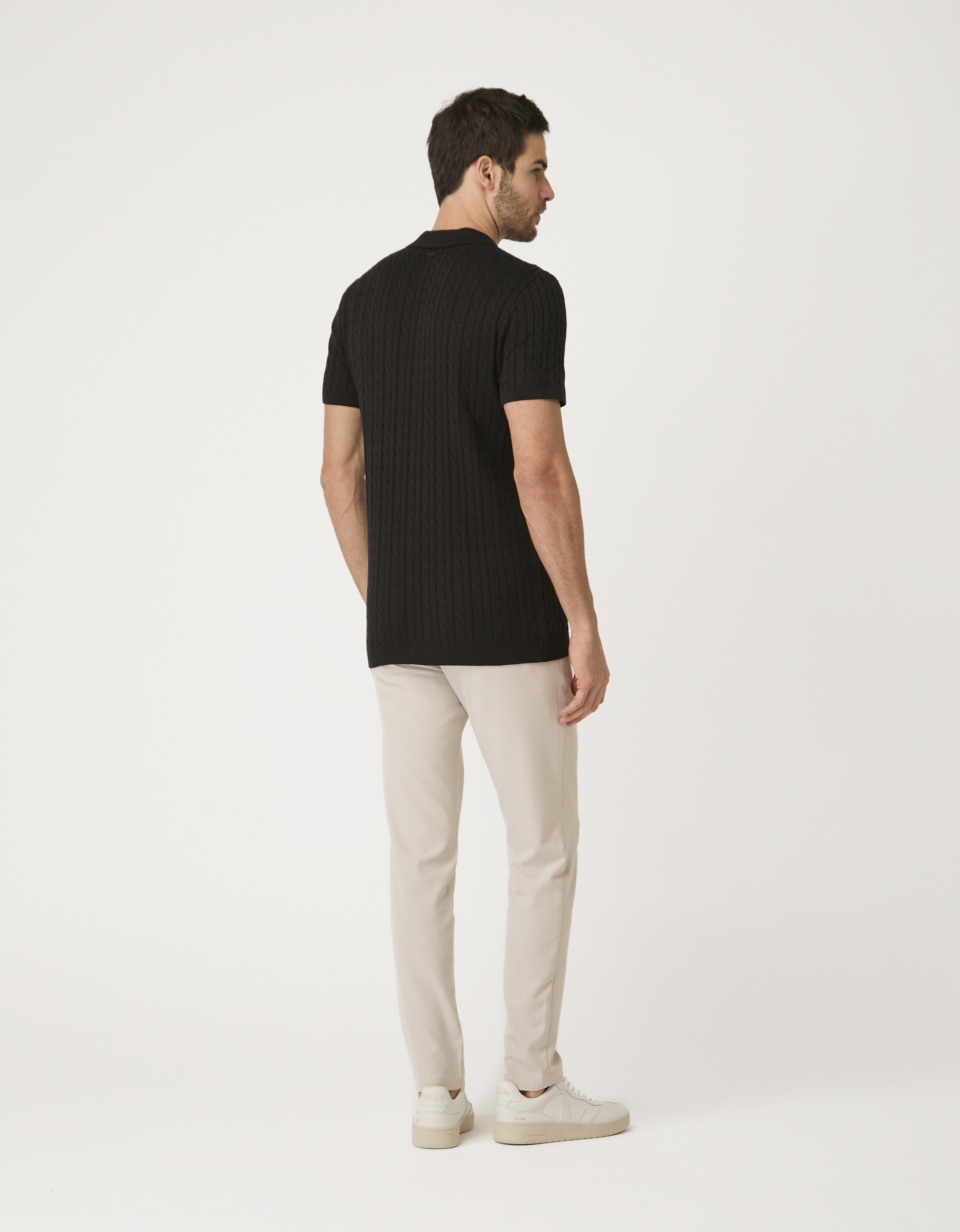 Polo Tricot Trança