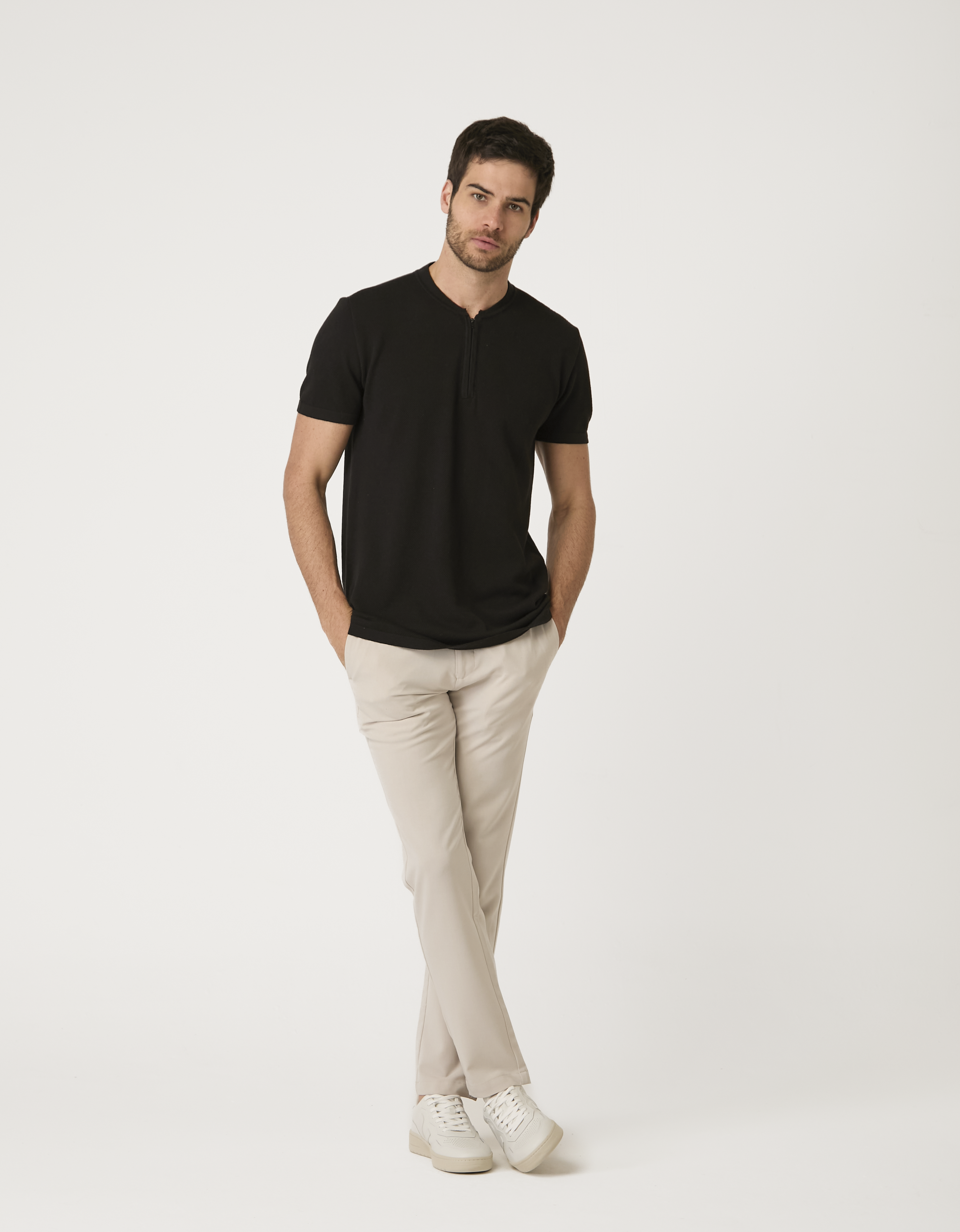 Polo Tricot Zíper