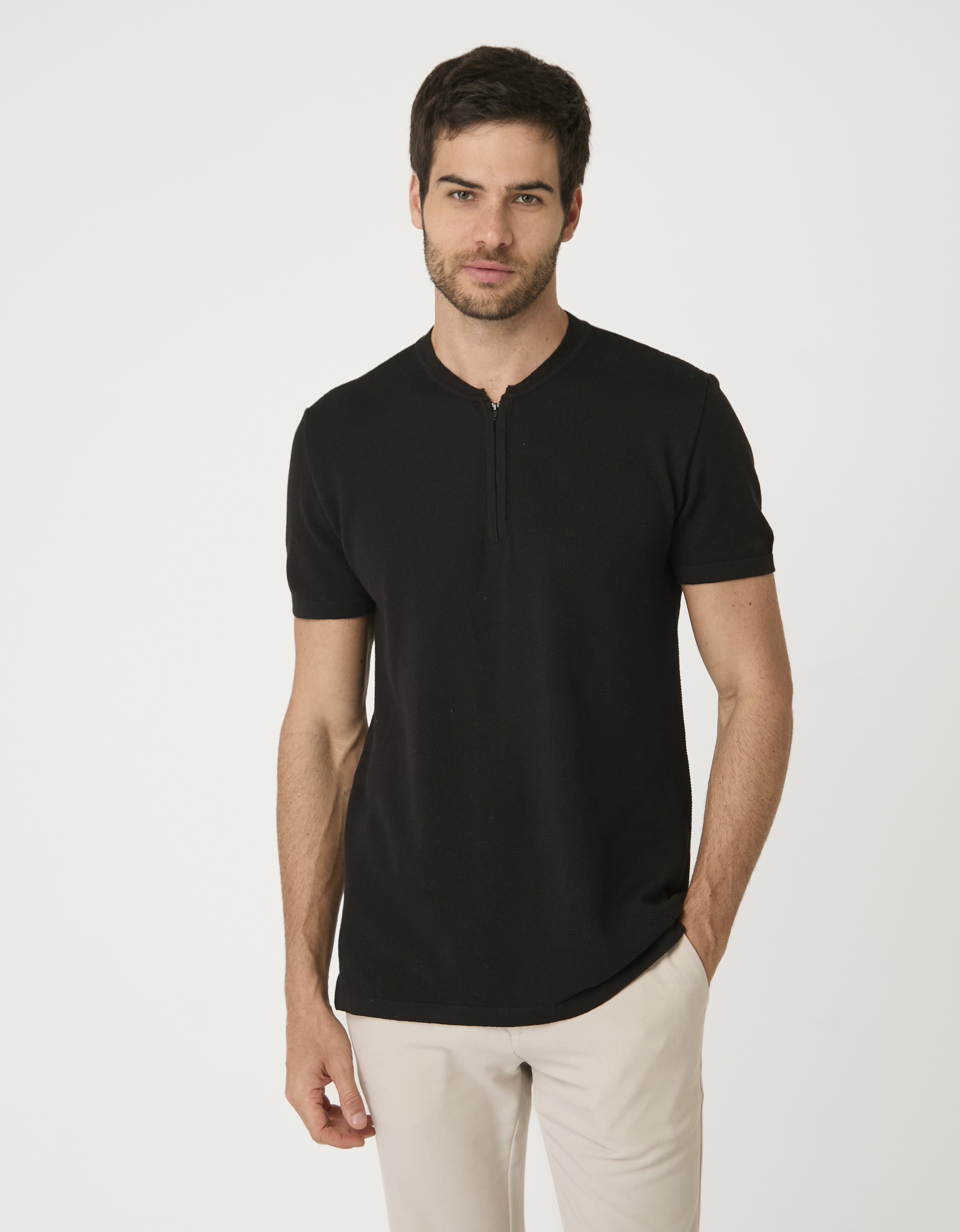 Polo Tricot Zíper