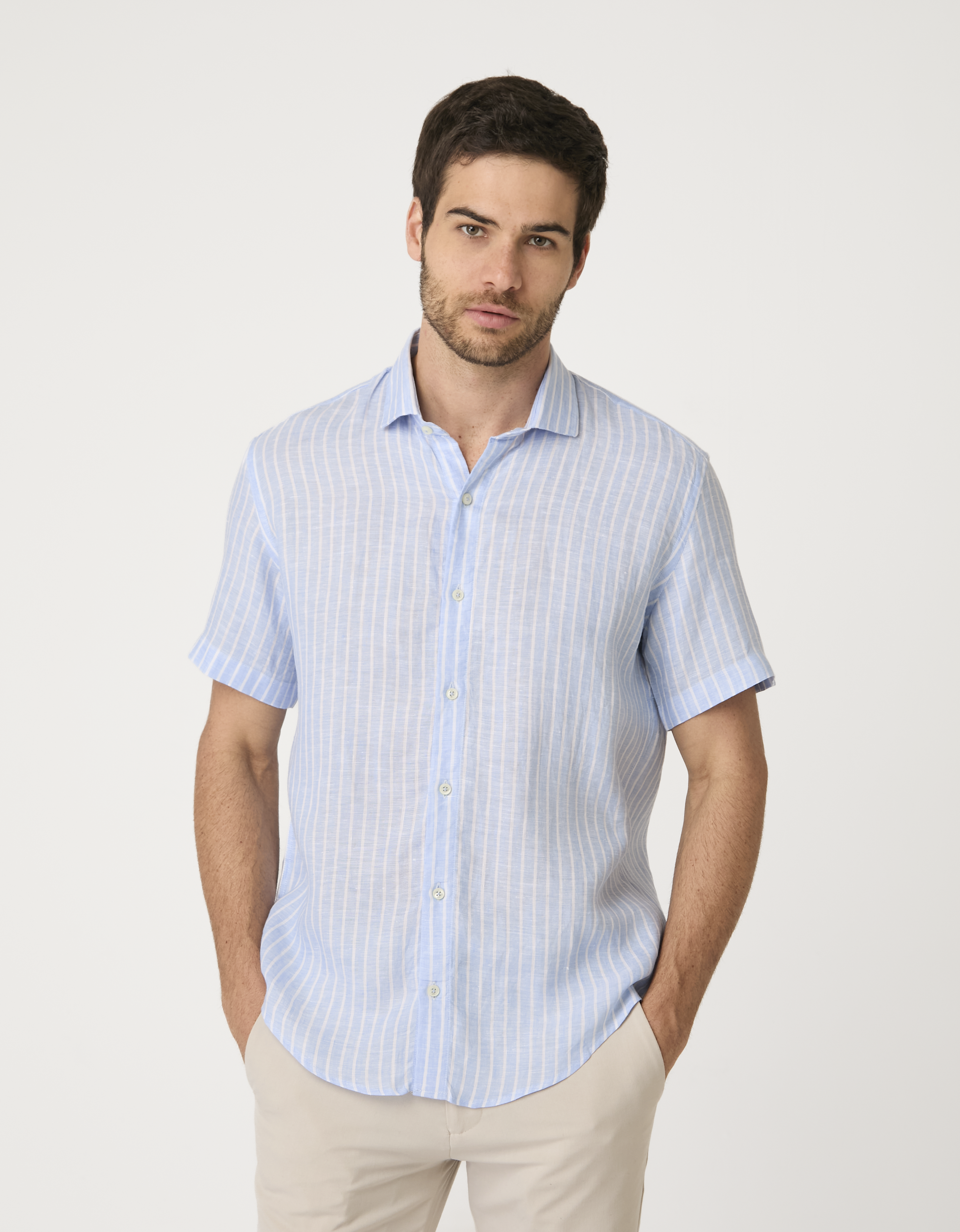 Camisa MC Linho Florença