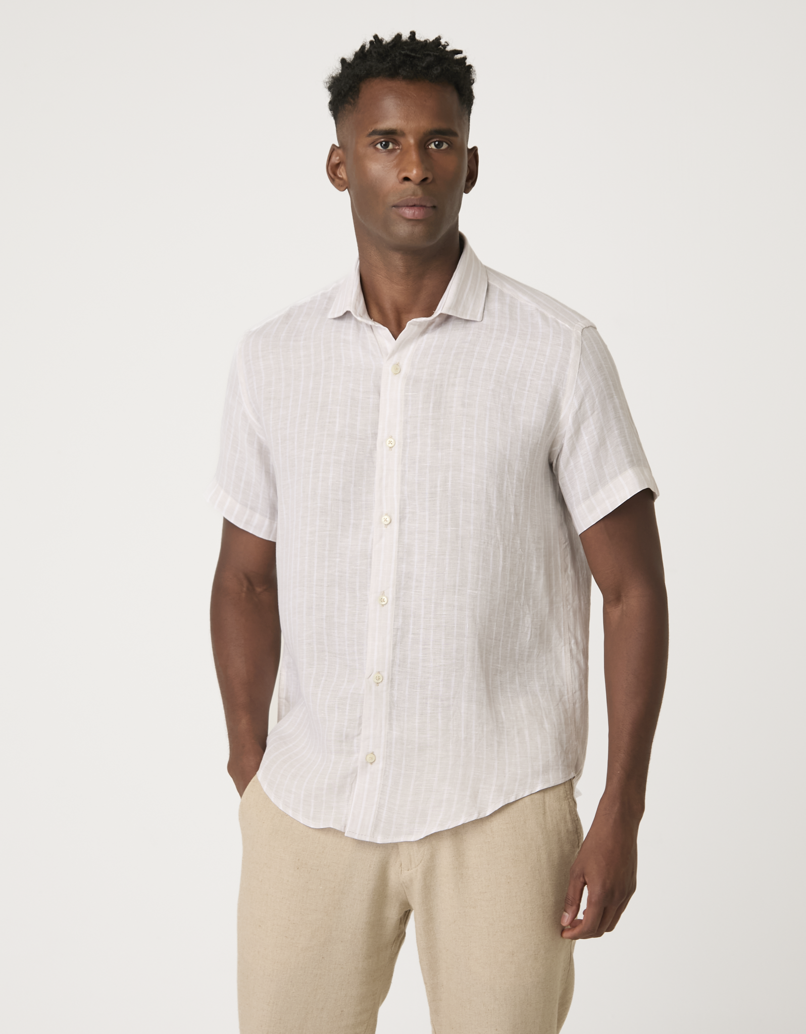 Camisa MC Linho Florença