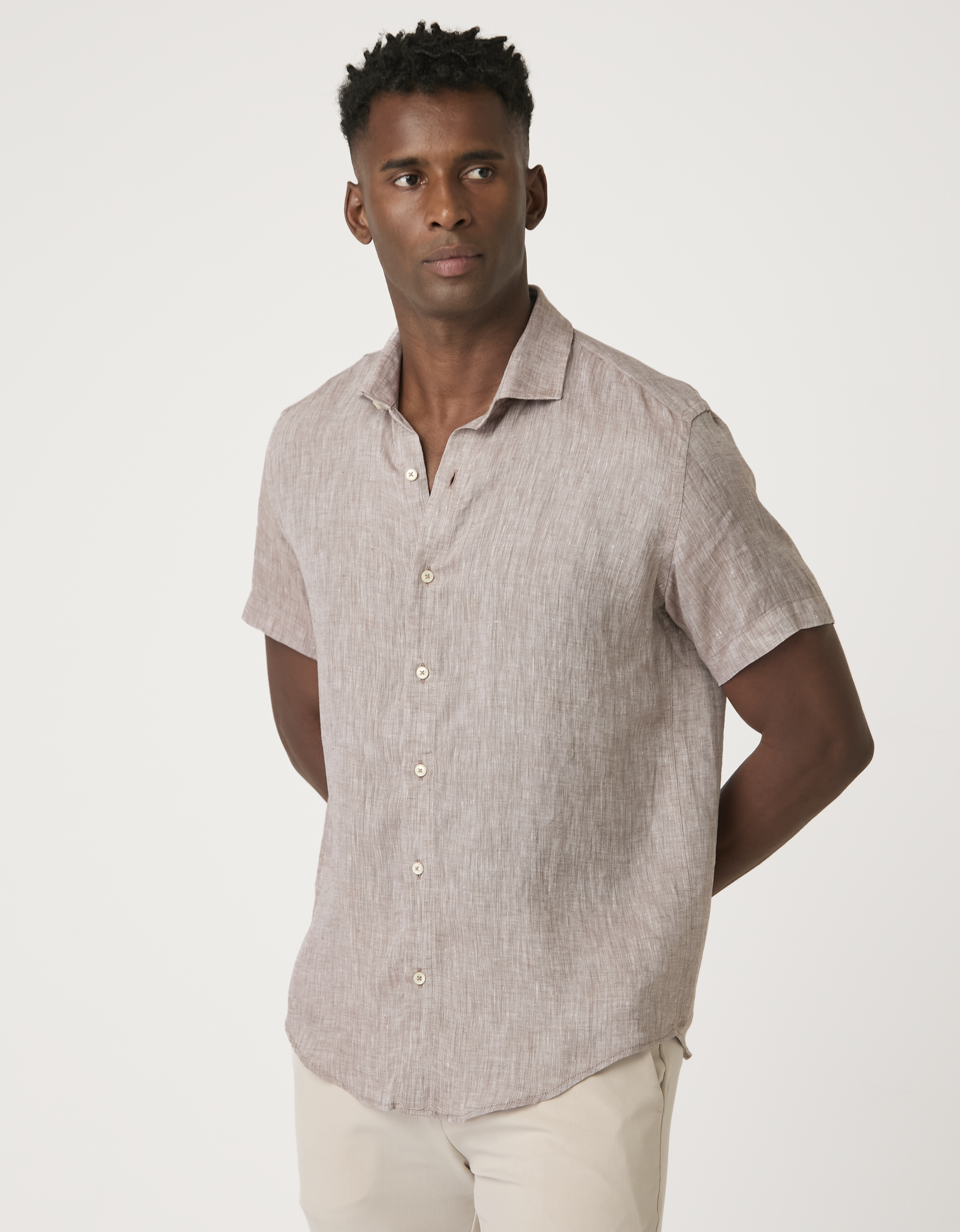 Camisa MC Linho Florença